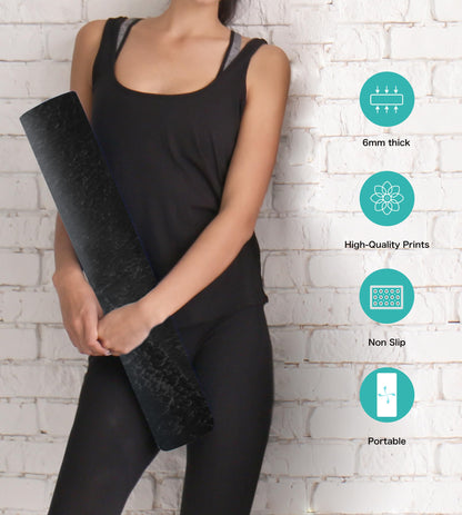 Non-Slip TPE Yoga & Exercise Mat with Strap