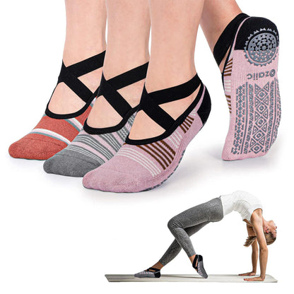 Ozaiic Non-Slip Yoga Socks for Women