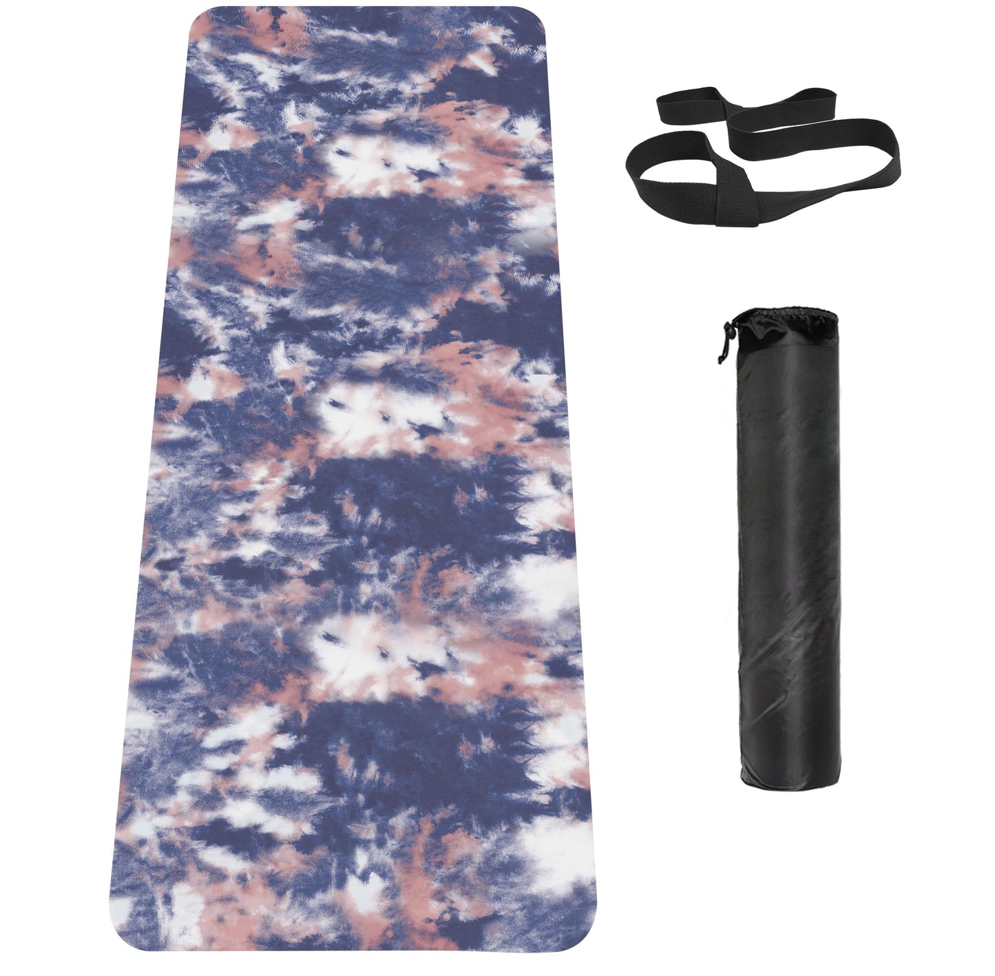 Non-Slip TPE Yoga & Exercise Mat with Strap