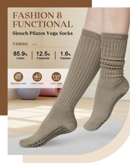 Century Star Non-Slip Yoga Pilates Socks