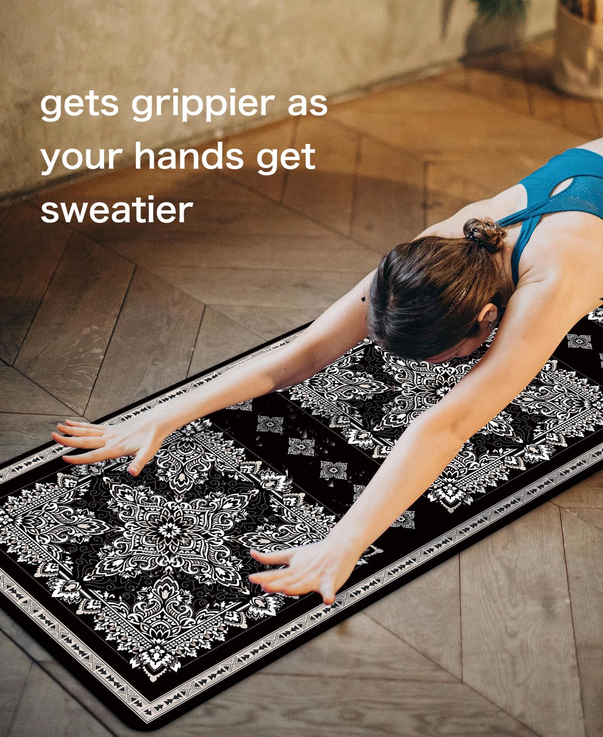 Non-Slip TPE Yoga & Exercise Mat with Strap