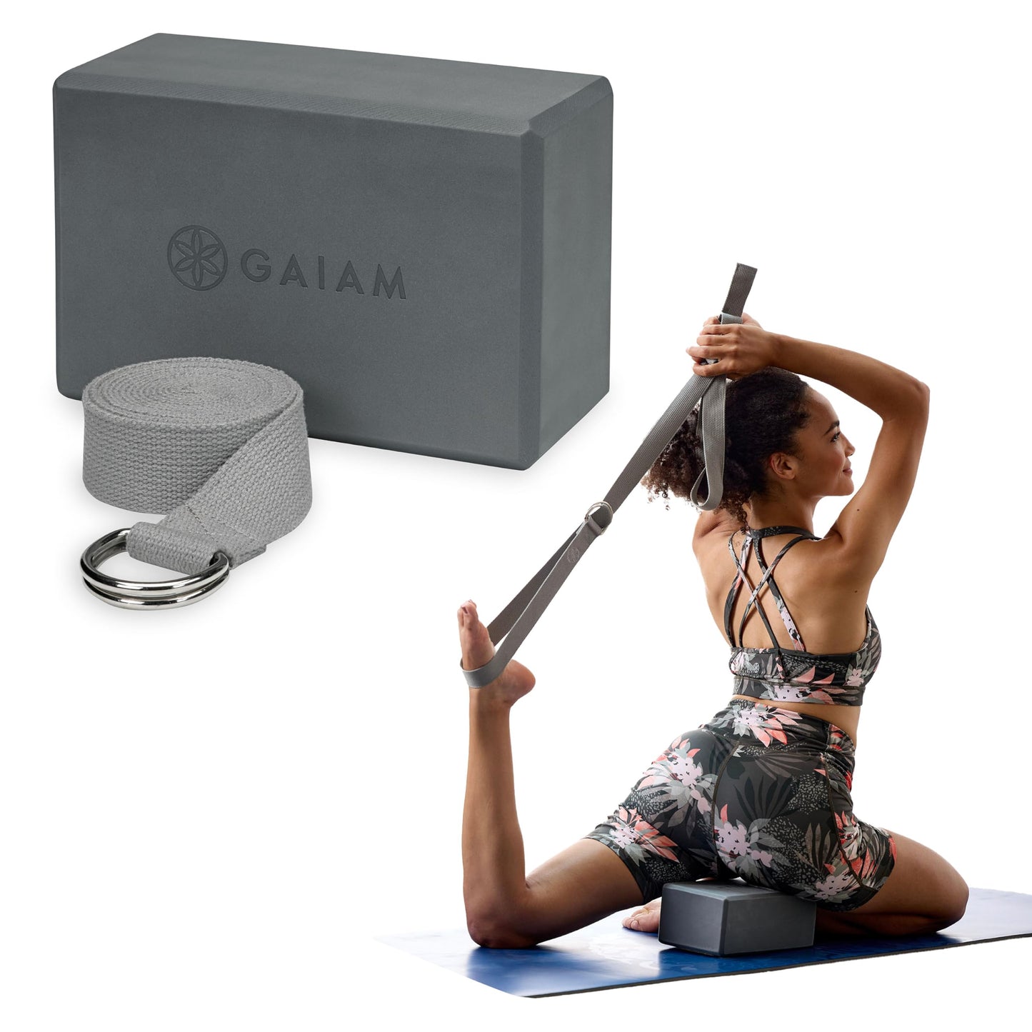 Gaiam Yoga Block – Foam Support for Yoga & Pilates