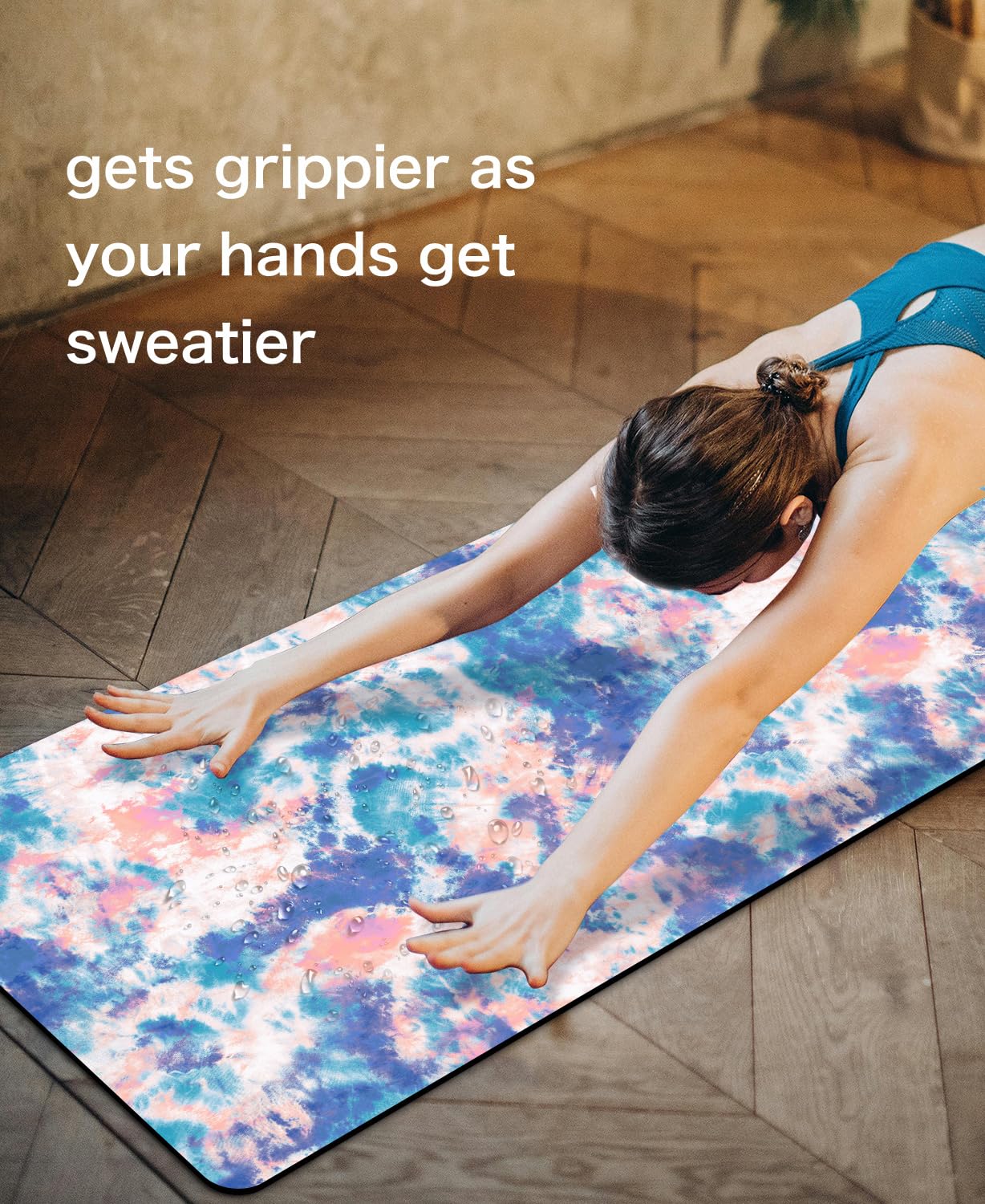 Non-Slip TPE Yoga & Exercise Mat with Strap