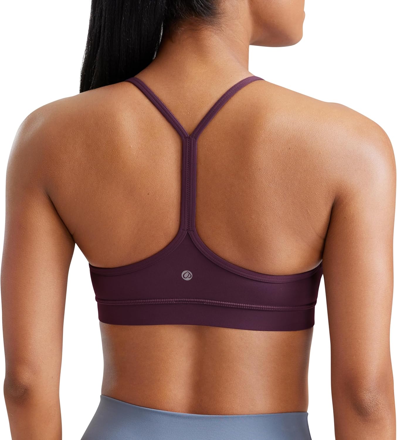 CRZ YOGA Women’s Y-Back Padded Sports Bra