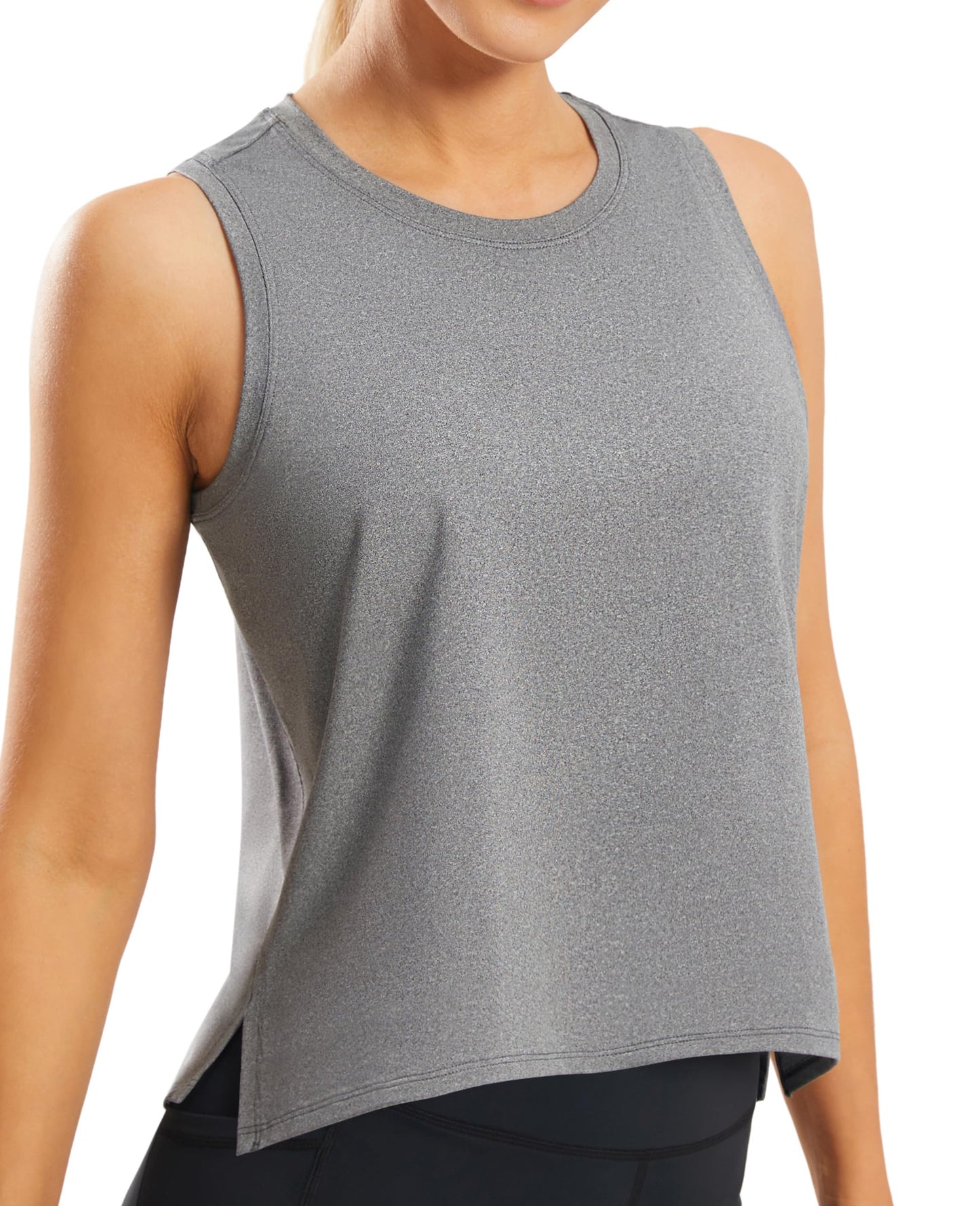 JOYSPELS Ice Silk Crop Tank Top