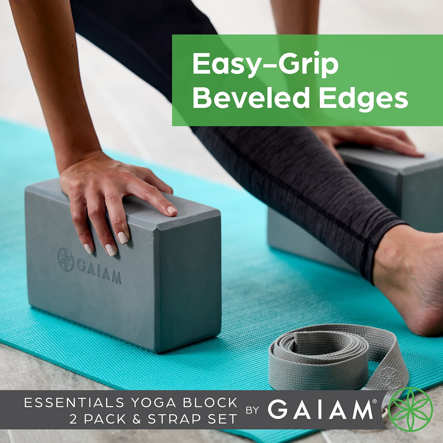 Gaiam Yoga Block – Foam Support for Yoga & Pilates