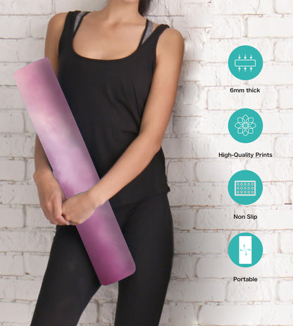 Non-Slip TPE Yoga & Exercise Mat with Strap