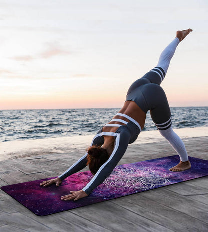 Non-Slip TPE Yoga & Exercise Mat with Strap