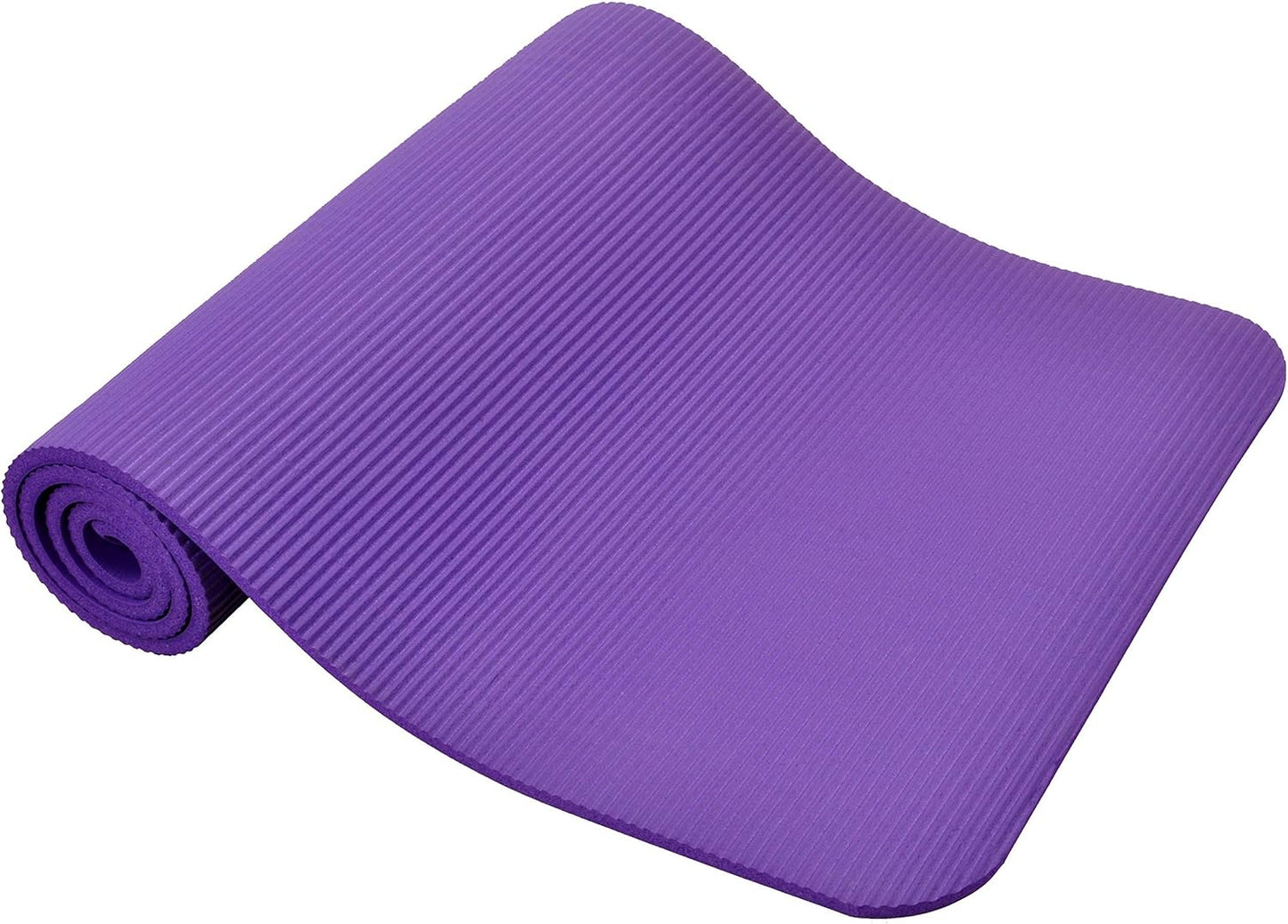 Extra Thick 1/2" High-Density Yoga Mat with Strap