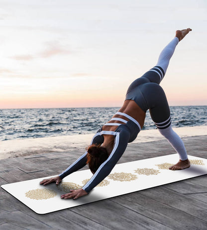 Non-Slip TPE Yoga & Exercise Mat with Strap