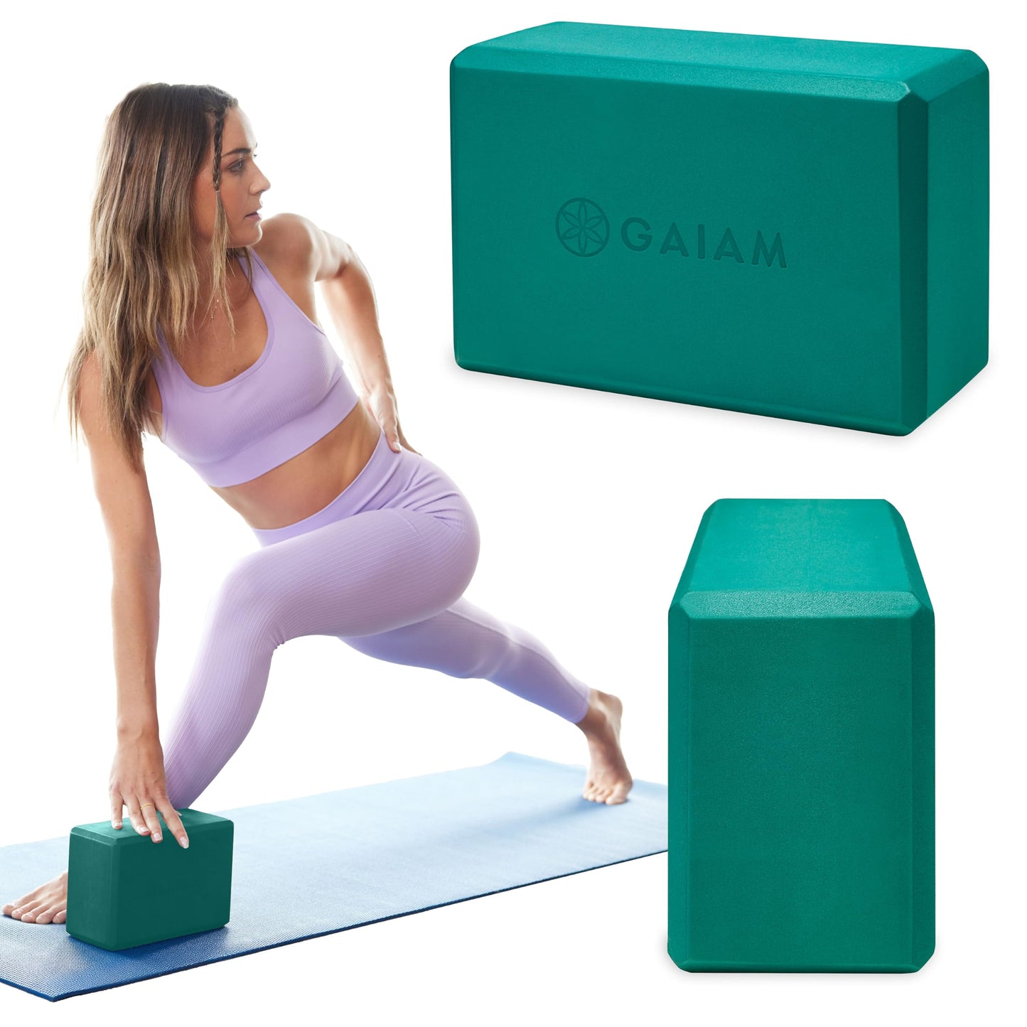 Gaiam Yoga Block – Foam Support for Yoga & Pilates