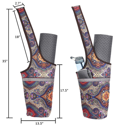 Ewedoos Yoga Mat Bag with Pocket