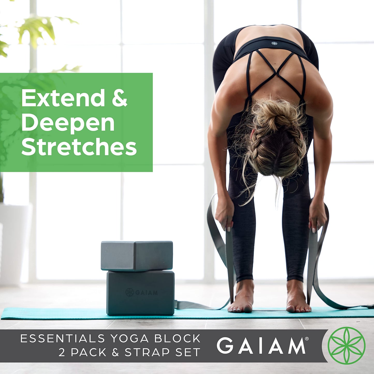 Gaiam Yoga Block – Foam Support for Yoga & Pilates
