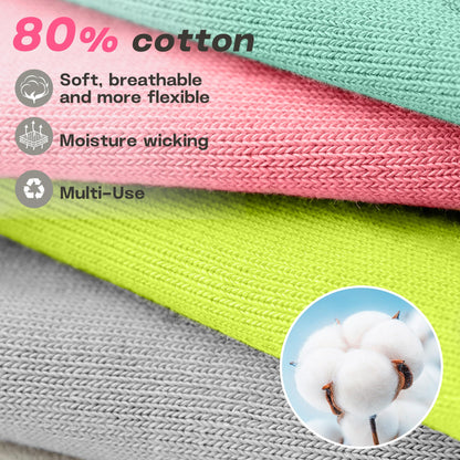 unenow Women’s Non-Slip Pilates Socks (5 Pairs)