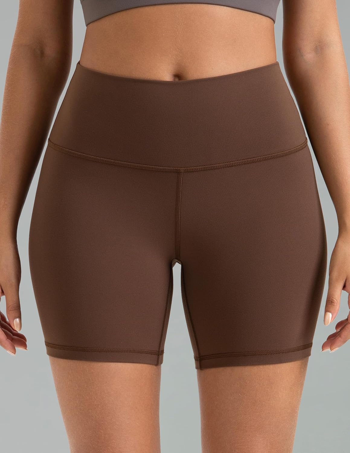 Colorfulkoala Women’s High-Waist Yoga Shorts 6"