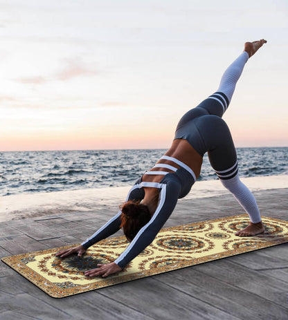 Non-Slip TPE Yoga & Exercise Mat with Strap