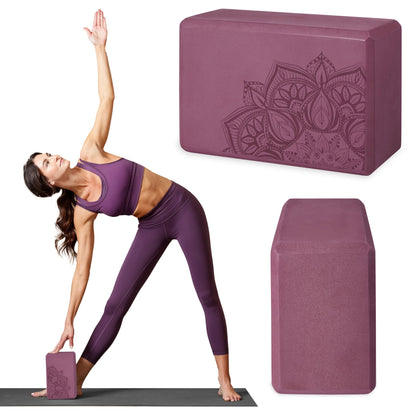 Gaiam Yoga Block – Foam Support for Yoga & Pilates