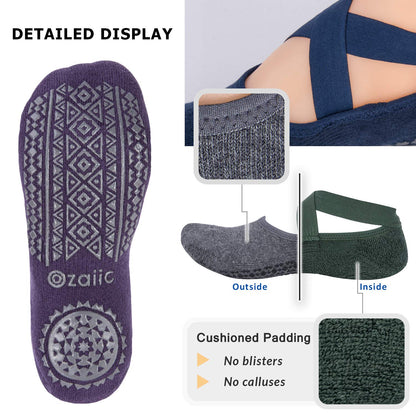 Ozaiic Non-Slip Yoga Socks for Women