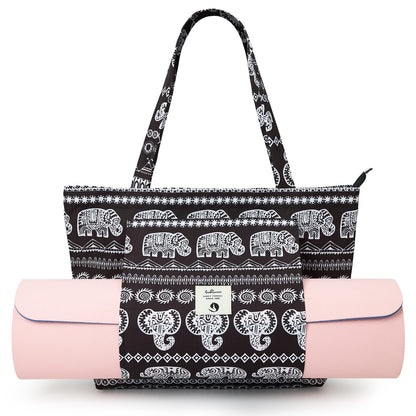 WLLWOO Yoga Mat Tote Bag for Women