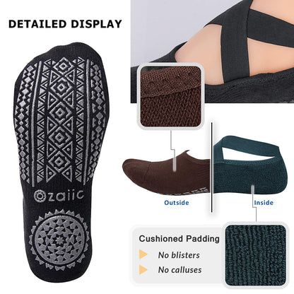 Ozaiic Non-Slip Yoga Socks for Women