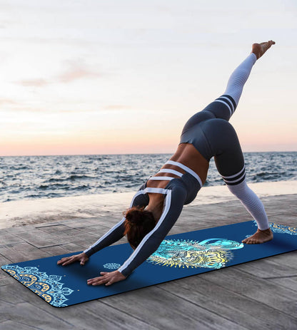 Non-Slip TPE Yoga & Exercise Mat with Strap