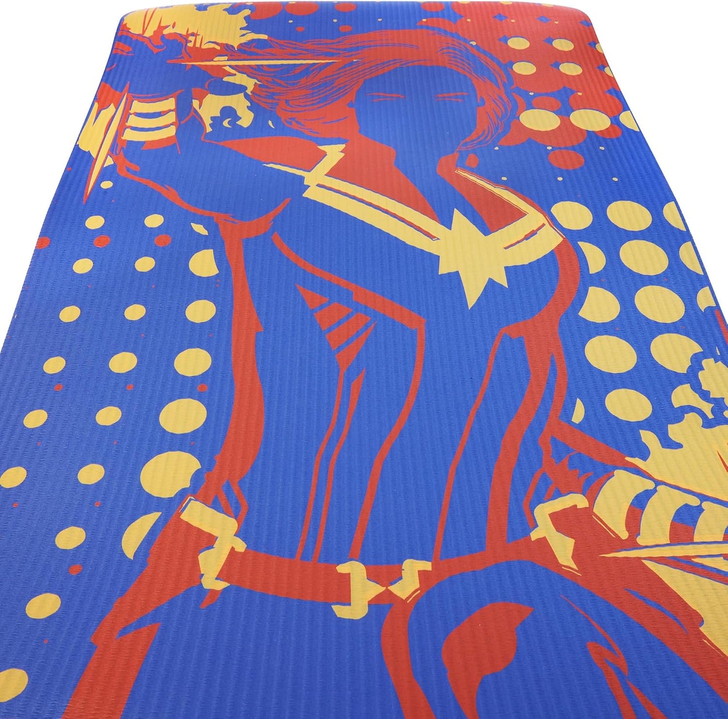 Marvel Captain Marvel 10mm Non-Slip Exercise Mat