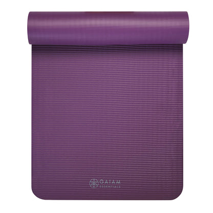 Gaiam Essentials Thick Yoga Mat with Carrier Strap