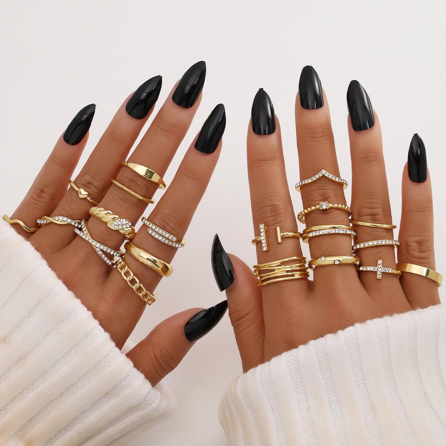KISS WIFE Gold Ring Set