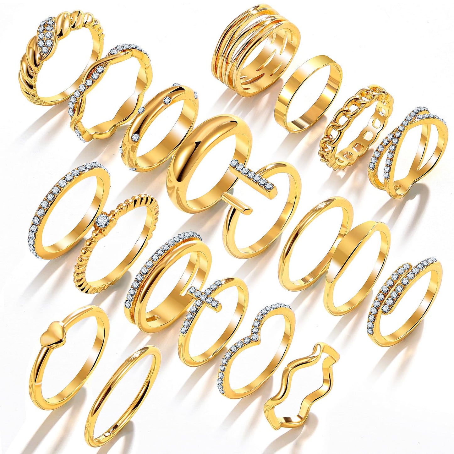 KISS WIFE Gold Ring Set