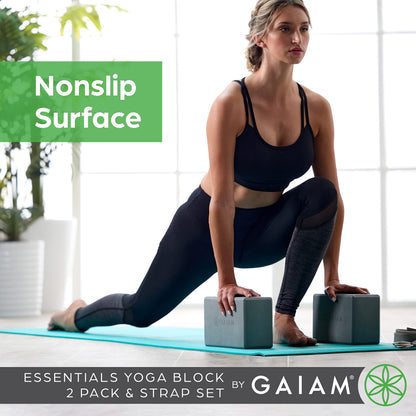 Gaiam Yoga Block – Foam Support for Yoga & Pilates