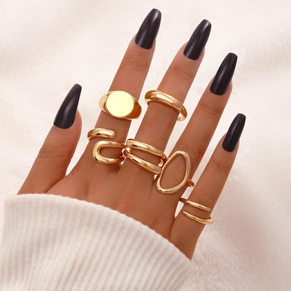 12-Piece Gold Stackable Rings