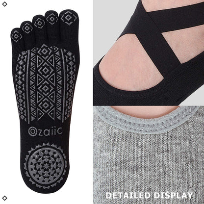 Ozaiic Women’s Non-Slip Yoga Socks with Grips