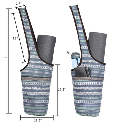 Ewedoos Yoga Mat Bag with Pocket