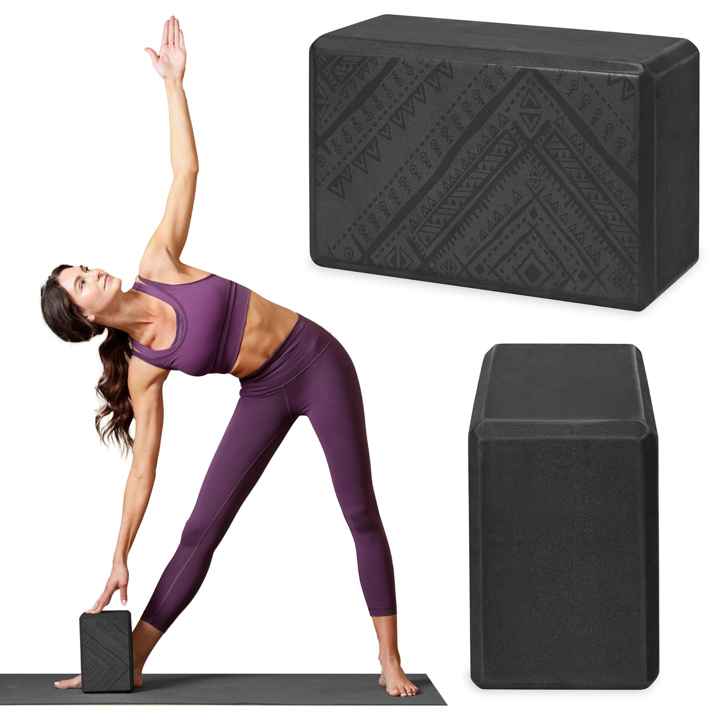 Gaiam Yoga Block – Foam Support for Yoga & Pilates
