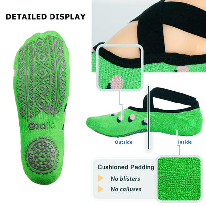 Ozaiic Non-Slip Yoga Socks for Women