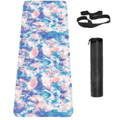 Non-Slip TPE Yoga & Exercise Mat with Strap