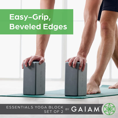 Gaiam Yoga Block – Foam Support for Yoga & Pilates