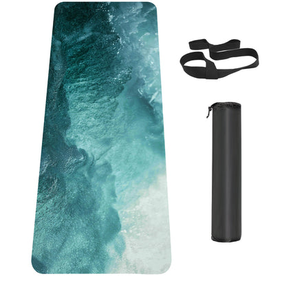 Non-Slip TPE Yoga & Exercise Mat with Strap