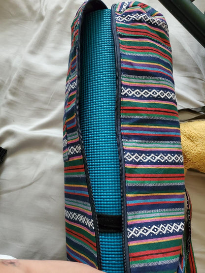 Yoga Mat Carrier Bag with Strap & Pockets
