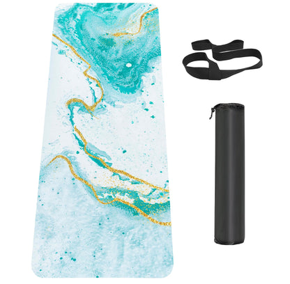 Non-Slip TPE Yoga & Exercise Mat with Strap