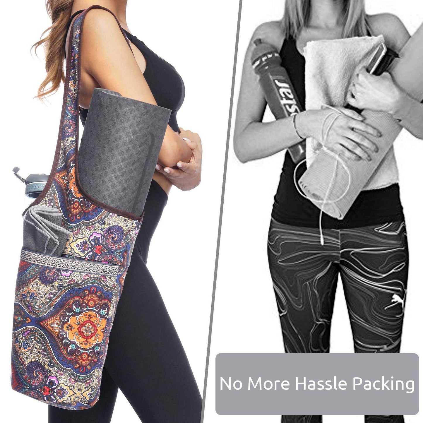 Ewedoos Yoga Mat Bag with Pocket