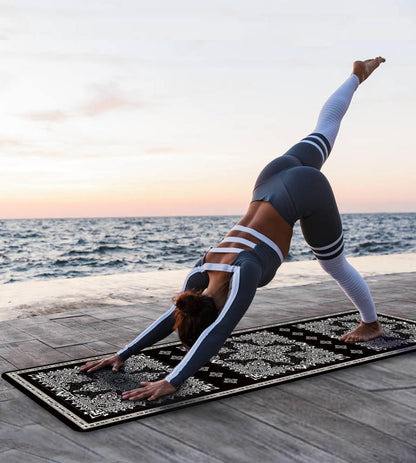 Non-Slip TPE Yoga & Exercise Mat with Strap