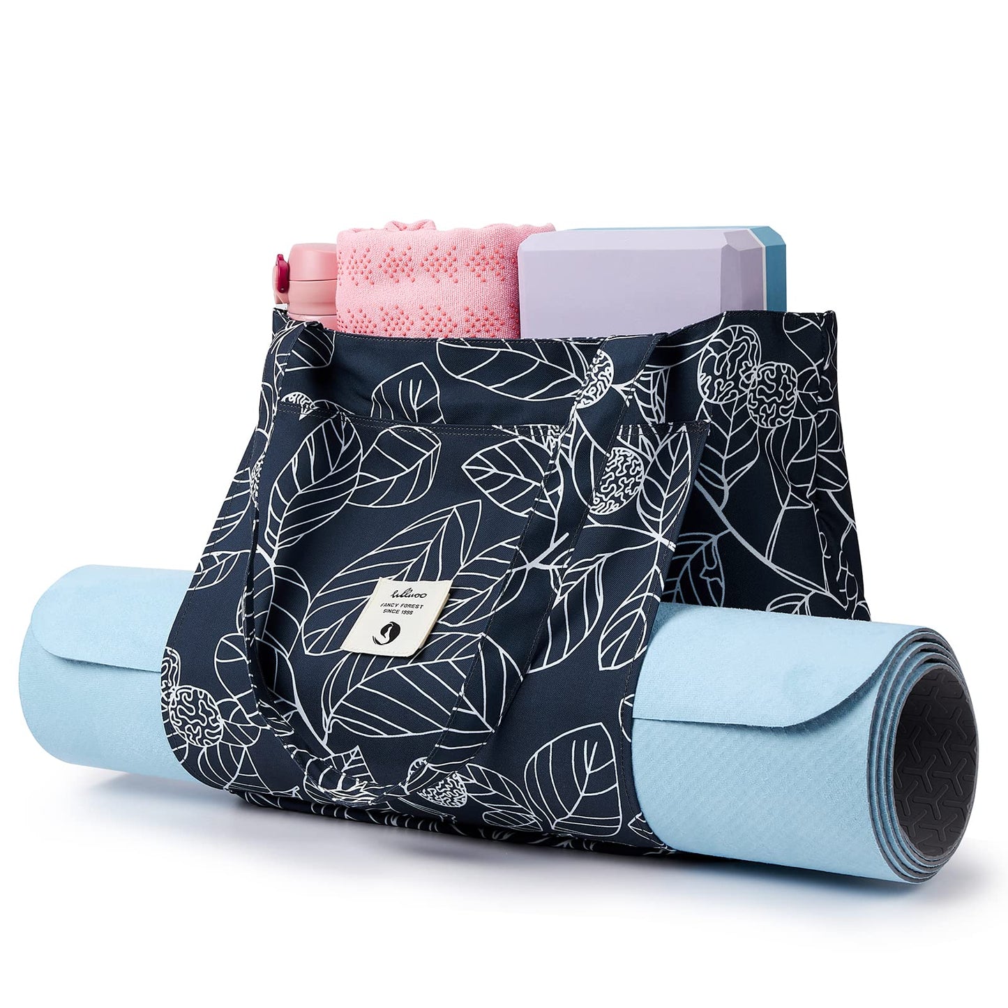 WLLWOO Yoga Mat Tote Bag for Women