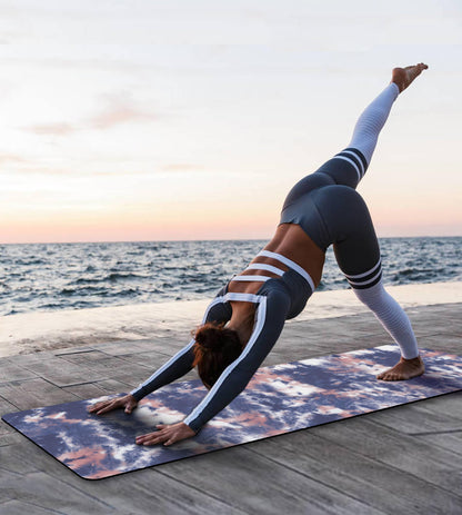Non-Slip TPE Yoga & Exercise Mat with Strap