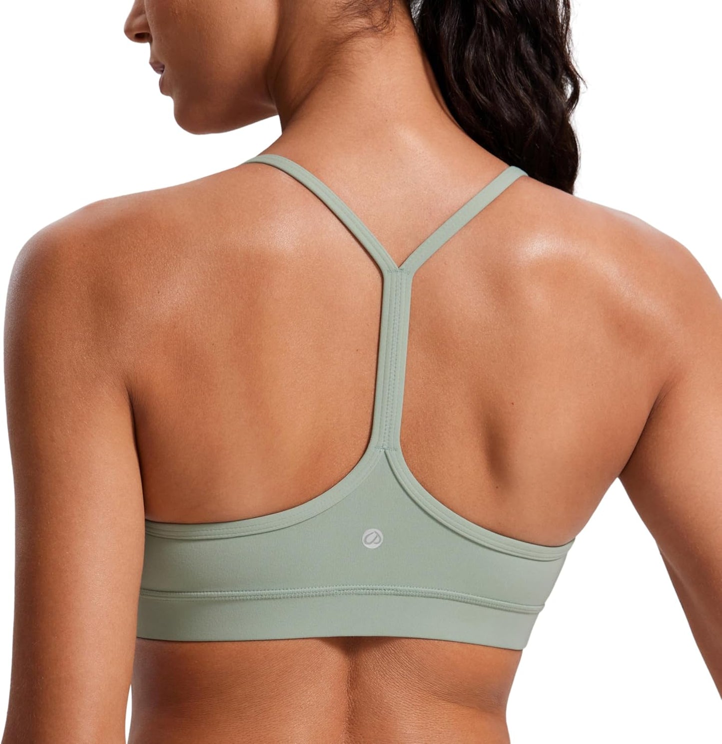 CRZ YOGA Women’s Y-Back Padded Sports Bra
