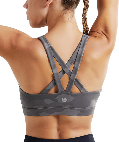 RUNNING GIRL Criss-Cross Sports Bra