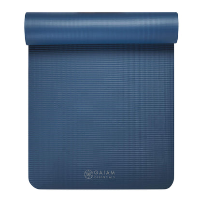 Gaiam Essentials Thick Yoga Mat with Carrier Strap