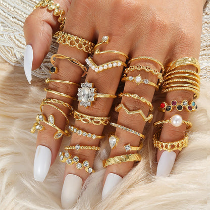 KISS WIFE Gold Ring Set