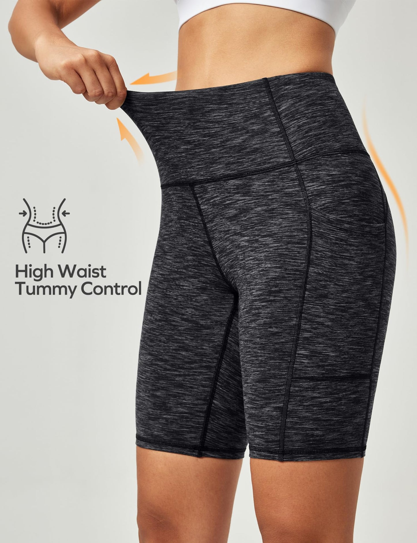 Ewedoos Women’s High-Waist Biker Shorts