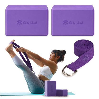 Gaiam Yoga Block – Foam Support for Yoga & Pilates